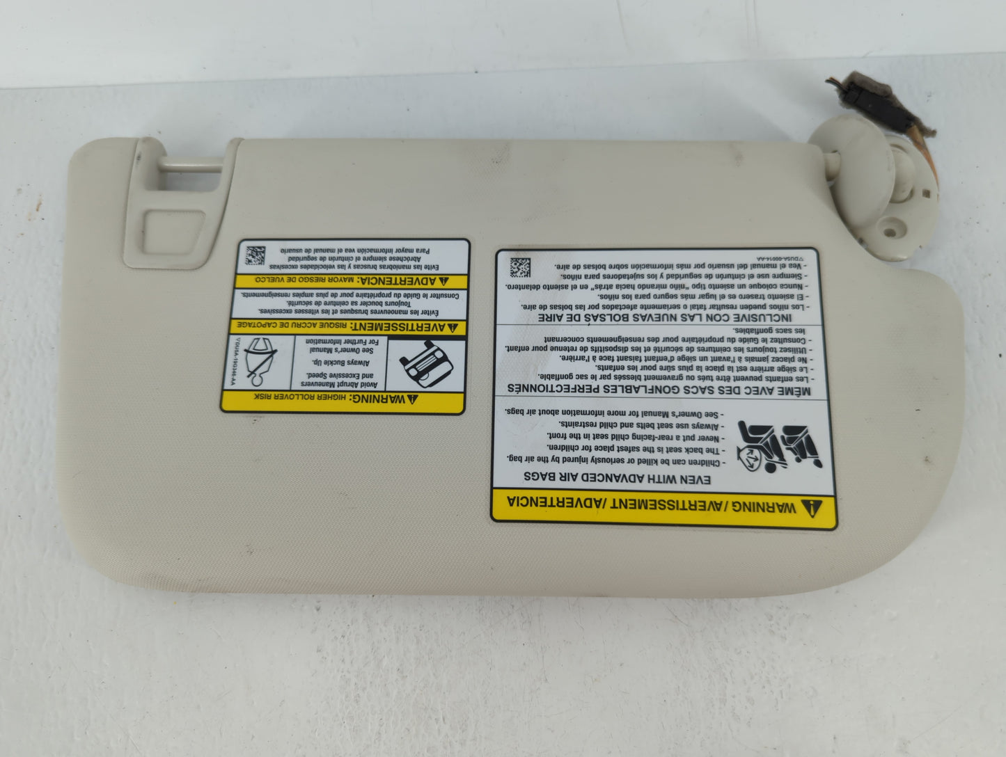 2013-2019 Ford Escape Sun Visor Shade Replacement Passenger Right Mirror Fits Fits 2013 2014 2015 2016 2017 2018 2019 OEM Us