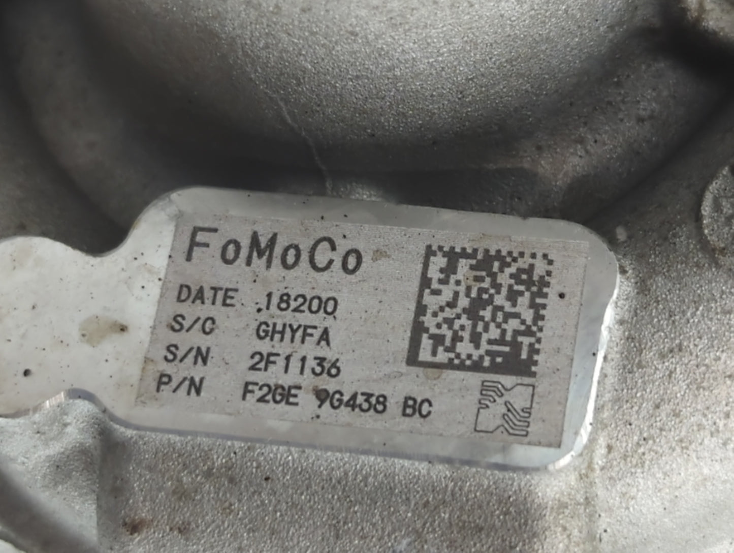 2017 Ford Escape Turbocharger Turbo Charger Super Charger Supercharger - Oemusedautoparts1.com