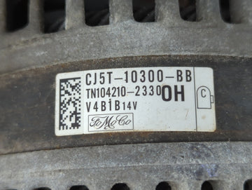 2013-2019 Ford Escape Alternator Replacement Generator Charging Assembly Engine OEM P/N:CJ5T-10300-BB Fits OEM Used Auto Parts
