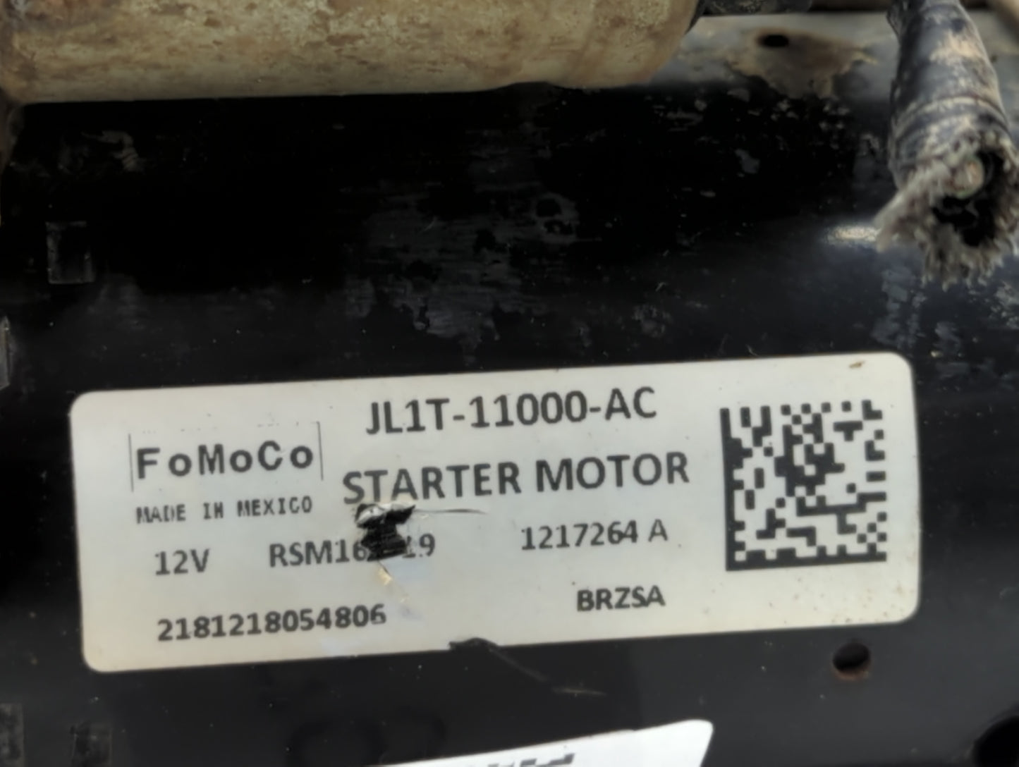 2018-2021 Ford Expedition Car Starter Motor Solenoid OEM P/N:JL1T-11000-AC Fits Fits 2018 2019 2020 2021 OEM Used Auto Parts