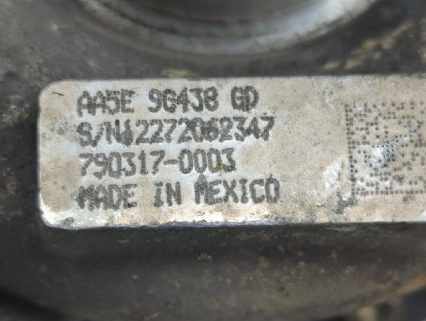 2016 Ford Explorer Turbocharger Turbo Charger Super Charger Supercharger - Oemusedautoparts1.com