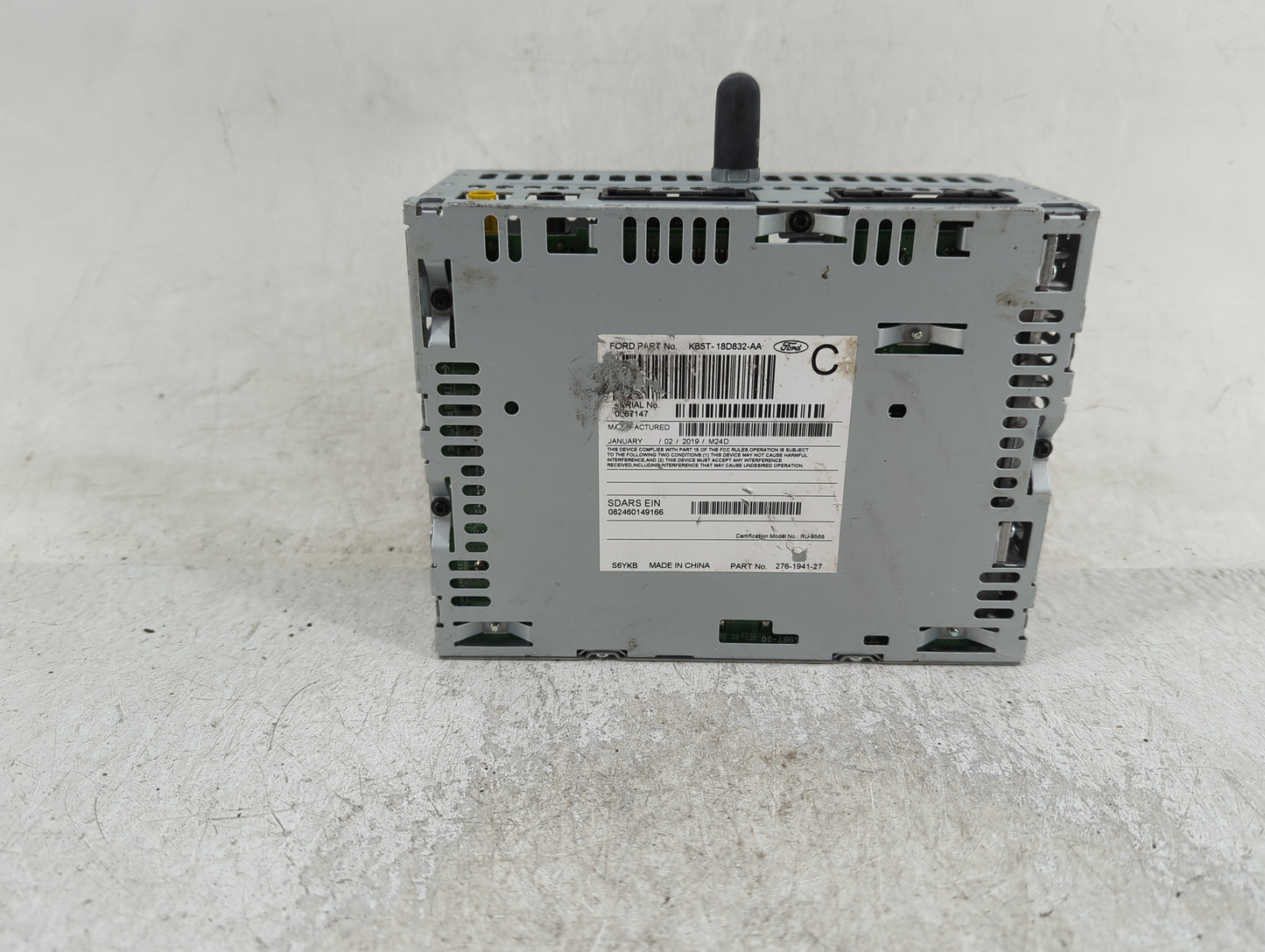 2019 Ford Explorer Radio AM FM Cd Player Receiver Replacement P/N:KB5T-18D832-AA Fits OEM Used Auto Parts - Oemusedautoparts