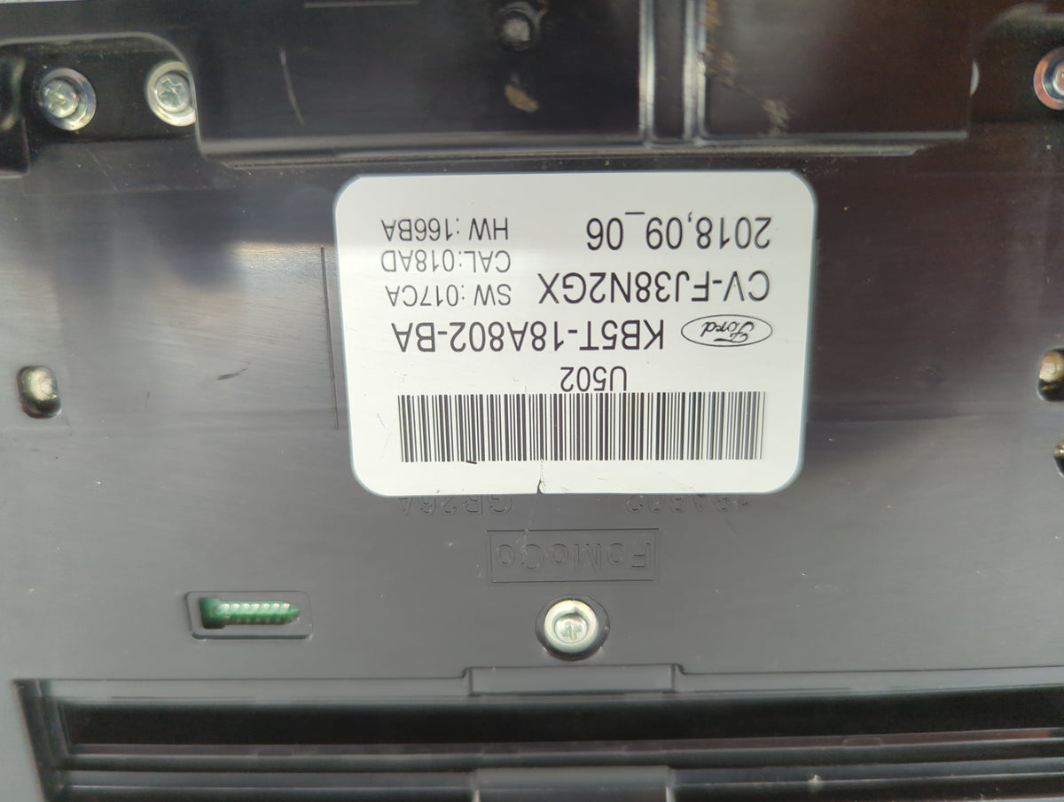2019 Ford Explorer Radio Control Panel 1507051 - Oemusedautoparts1.com