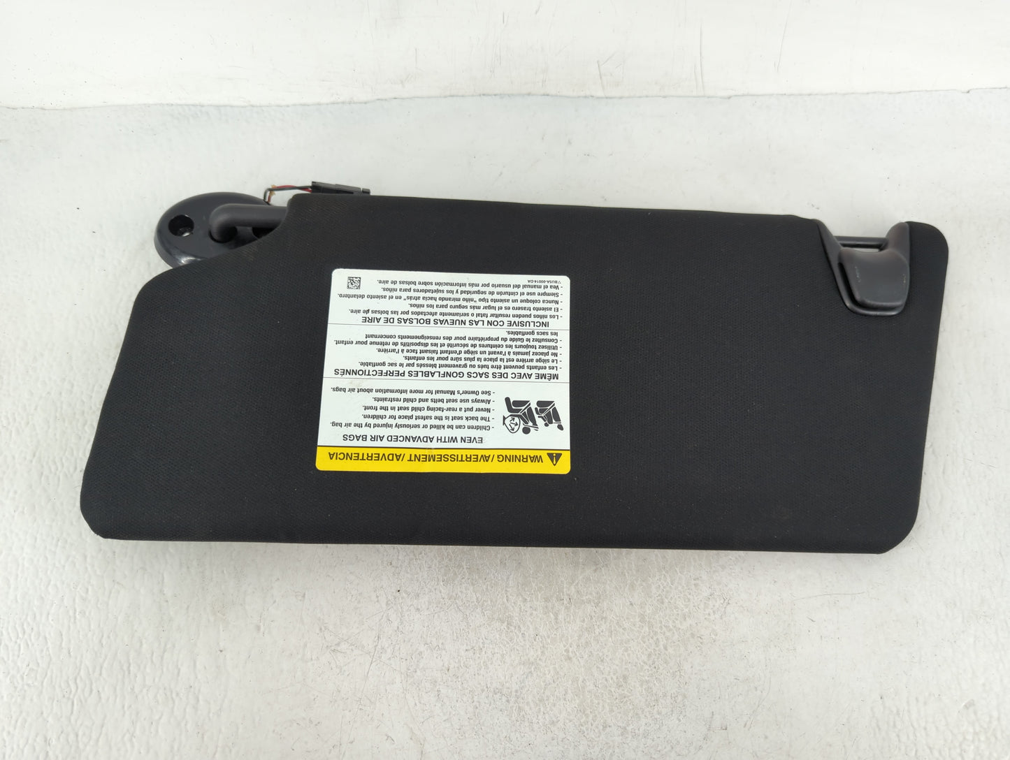 2019 Ford Explorer Sun Visor Shade Replacement Passenger Right Mirror Fits OEM Used Auto Parts - Oemusedautoparts1.com