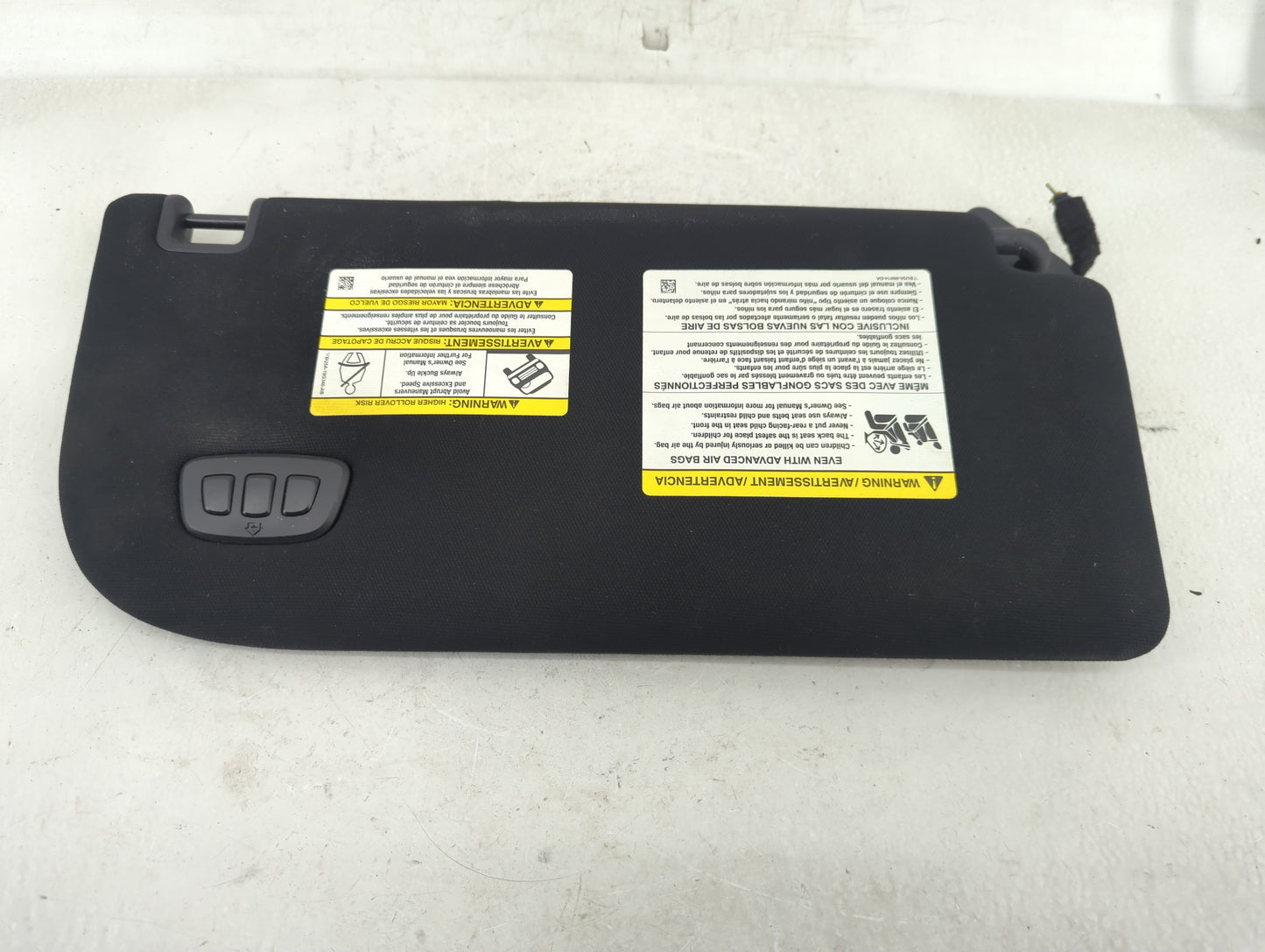 2018-2020 Ford F-150 Sun Visor Shade Replacement Passenger Right Mirror Fits Fits 2018 2019 2020 OEM Used Auto Parts - Oemus