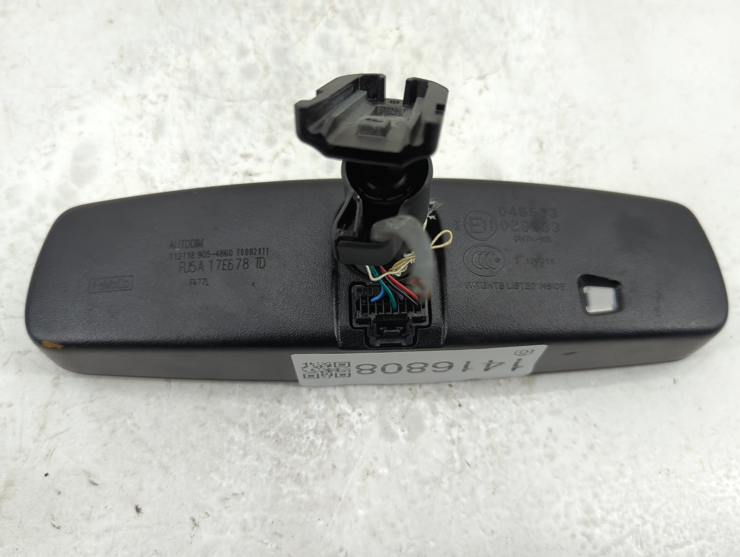 2018-2022 Ford F-150 Interior Rear View Mirror Replacement OEM Fits Fits 2016 2017 2018 2019 2020 2021 2022 OEM Used Auto Pa