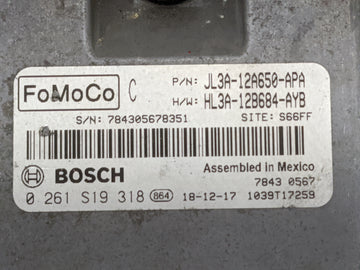 2018-2020 Ford F-150 PCM Engine Control Computer ECU ECM PCU OEM P/N:JL3A-12A650-APA HL3A-12B684-AYB Fits Fits 2018 2019 2020 OEM Used Auto Parts
