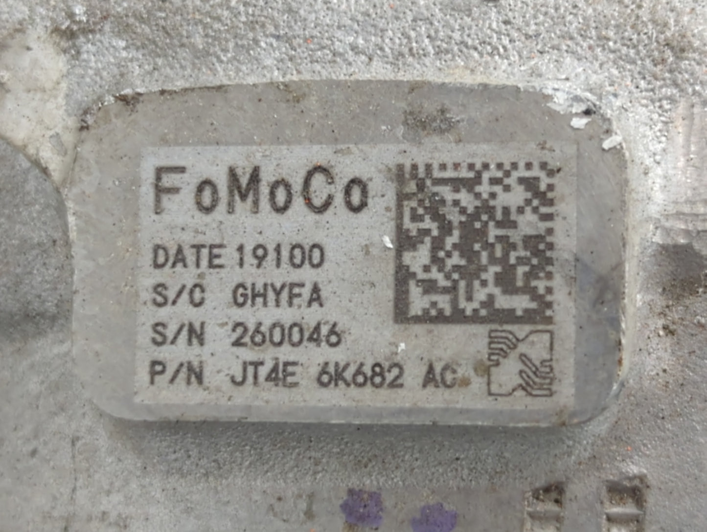 2018 Ford F-150 Turbocharger Turbo Charger Super Charger Supercharger - Oemusedautoparts1.com