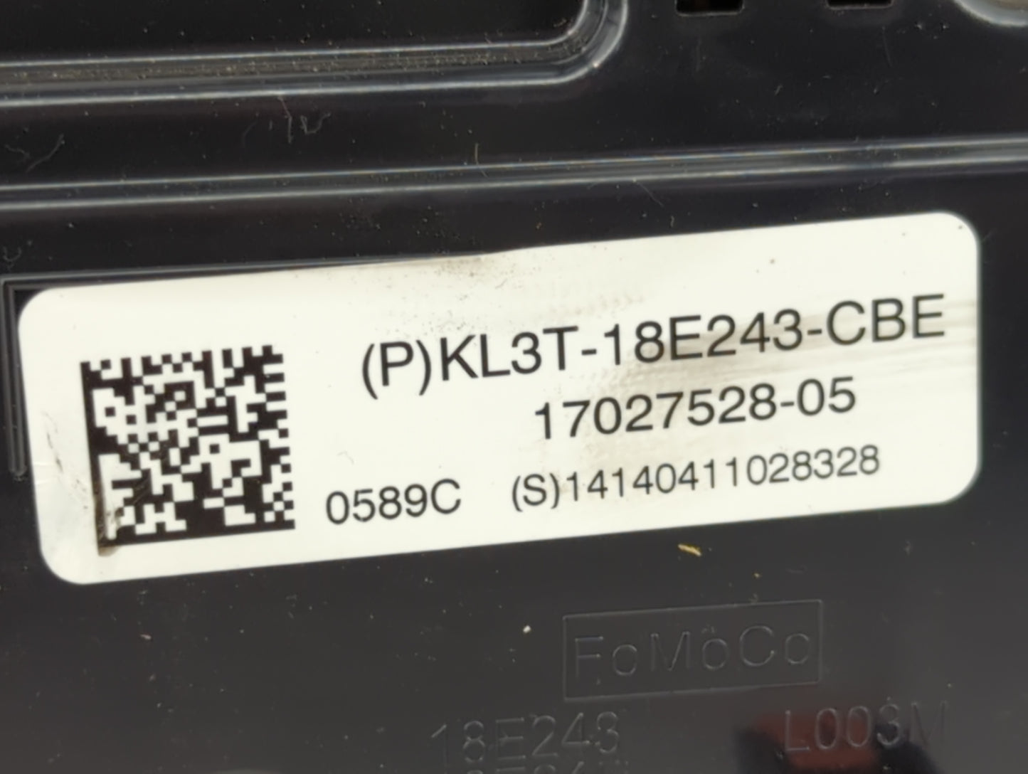 Ford F150 Radio Control Panel Black - Oemusedautoparts1.com