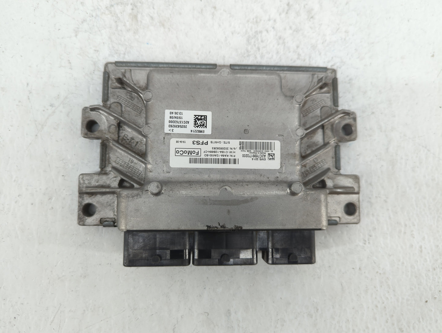 2019 Ford Fiesta PCM Engine Control Computer ECU ECM PCU OEM P/N:KA6A-12A650-BD KA6A-12A650-AC, KA6A-12A650-AD Fits OEM Used