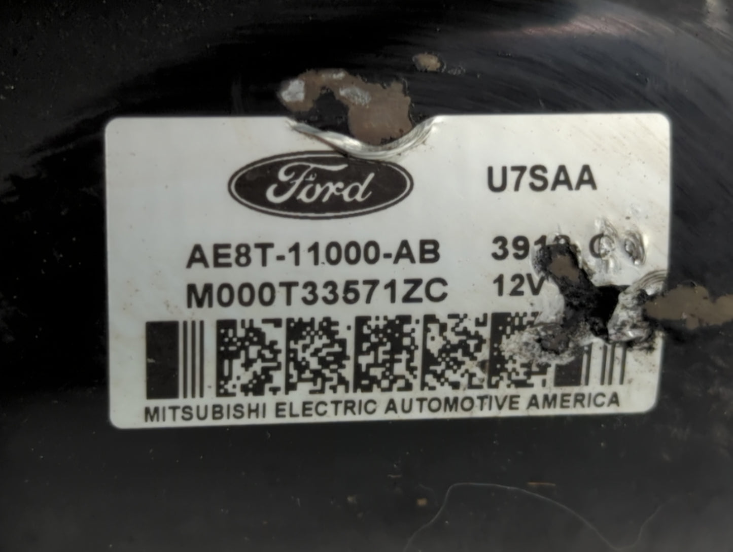 2011-2019 Ford Fiesta Car Starter Motor Solenoid OEM P/N:AE8T-11000-AB Fits Fits 2011 2012 2013 2014 2015 2016 2017 2018 201