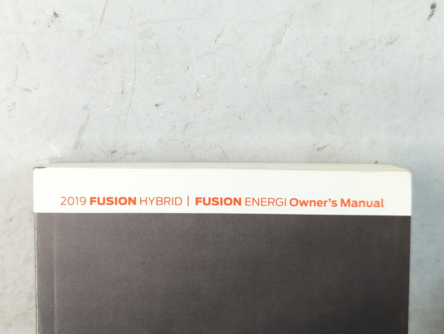 2019 Ford Fusion Owners Manual Book Guide P/N:KE5J 19A321 HA OEM Used Auto Parts - Oemusedautoparts1.com