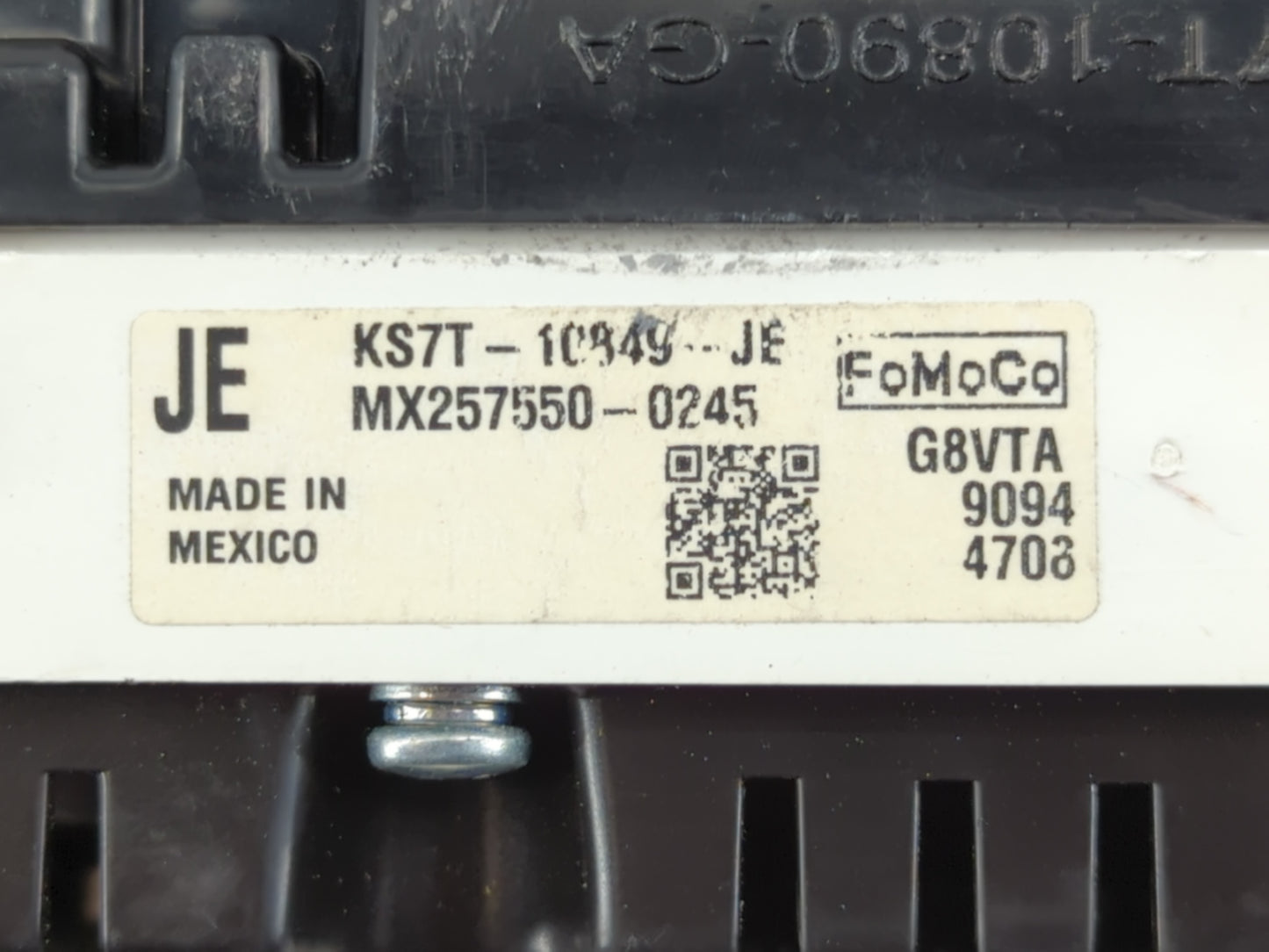 2019-2020 Ford Fusion Instrument Cluster Speedometer Gauges P/N:KS7T-10849-JE Fits Fits 2019 2020 OEM Used Auto Parts - Oemu