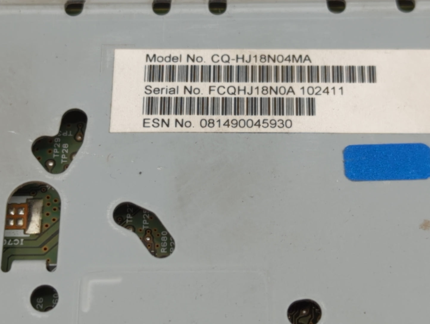 2019 Ford Fusion Radio AM FM Cd Player Receiver Replacement P/N:KS7T-18D818-ZB Fits OEM Used Auto Parts - Oemusedautoparts1.