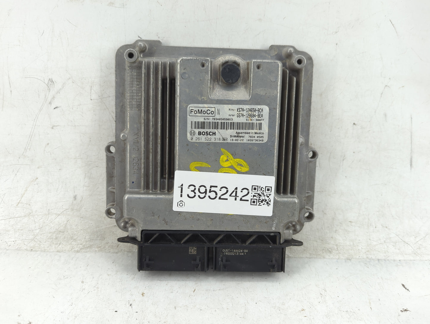 2017-2019 Ford Fusion PCM Engine Control Computer ECU ECM PCU OEM P/N:0 261 S22 318 KS7A-12A650-BCA Fits Fits 2017 2018 2019