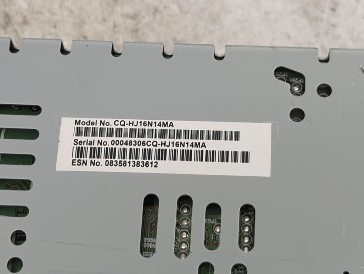 2019-2020 Ford Fusion Radio AM FM Cd Player Receiver Replacement P/N:CQ-HJ16N14MA KS7T-18D818-YB Fits Fits 2019 2020 OEM Use