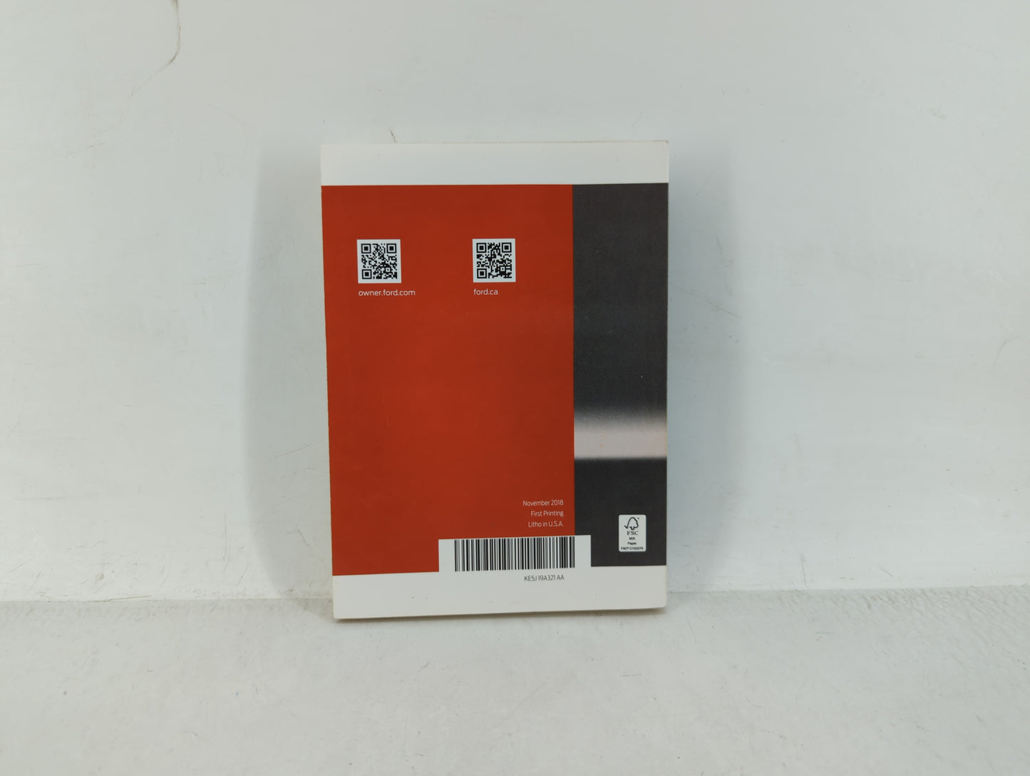 2019 Ford Fusion Owners Manual Book Guide OEM Used Auto Parts - Oemusedautoparts1.com
