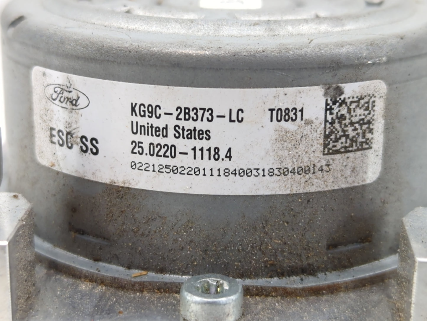 2019-2020 Ford Fusion ABS Pump Control Module Replacement P/N:KG9C-2B373-LC Fits Fits 2019 2020 OEM Used Auto Parts - Oemuse