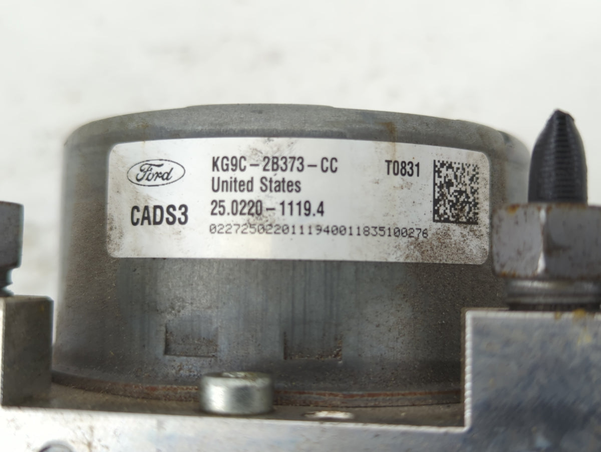 2019-2020 Ford Fusion Anti-Lock Brake ABS Pump Module Actuator OEM P/N:KG9C-2B373-LC Fits Fits 2019 2020 OEM Used Auto Parts