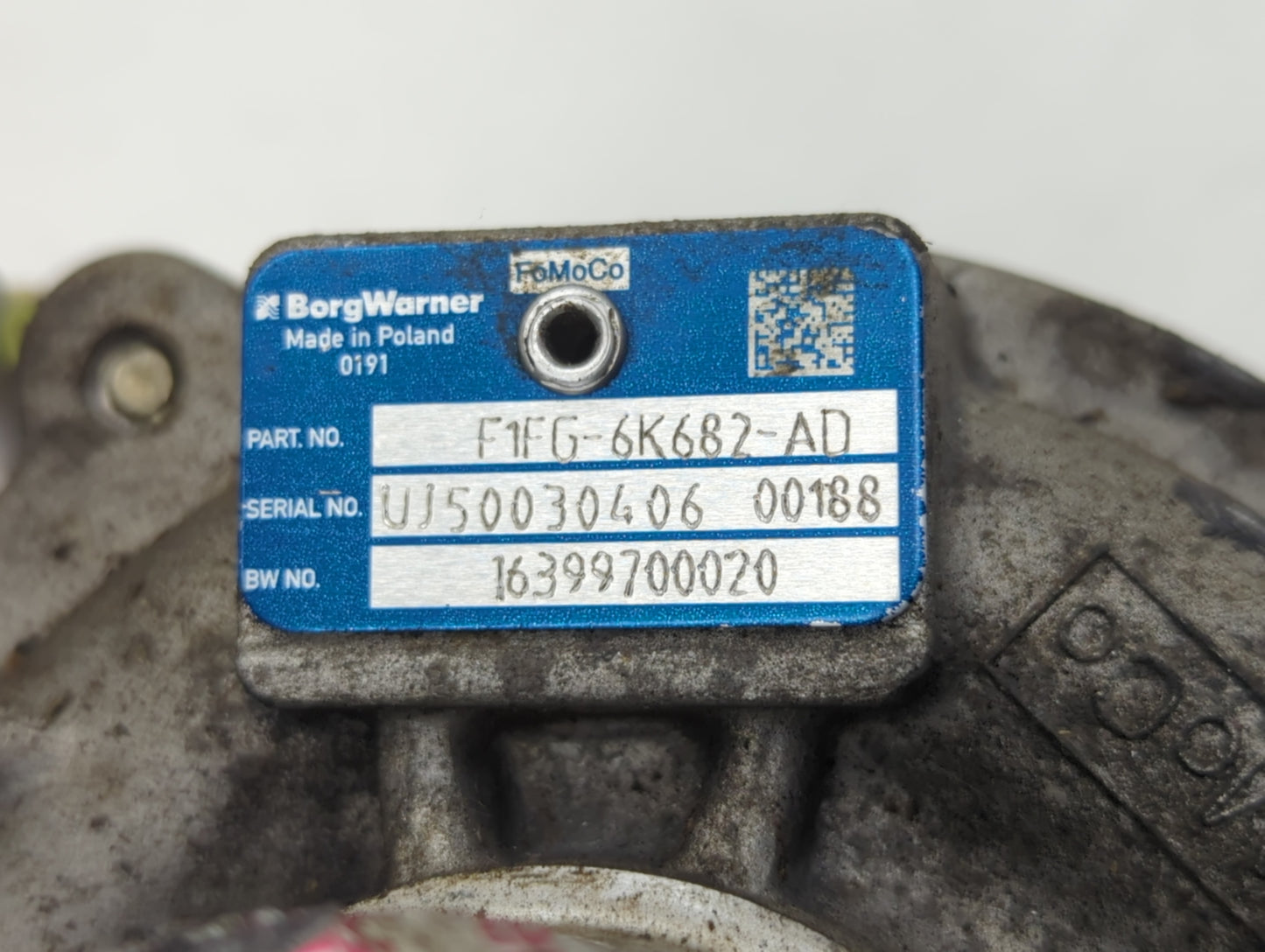 2014 Ford Fusion Turbocharger Turbo Charger Super Charger Supercharger - Oemusedautoparts1.com