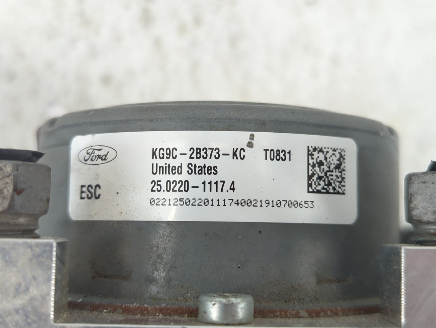 2019-2020 Ford Fusion ABS Pump Control Module Replacement P/N:KG9C-2B373-KC Fits Fits 2019 2020 OEM Used Auto Parts - Oemuse