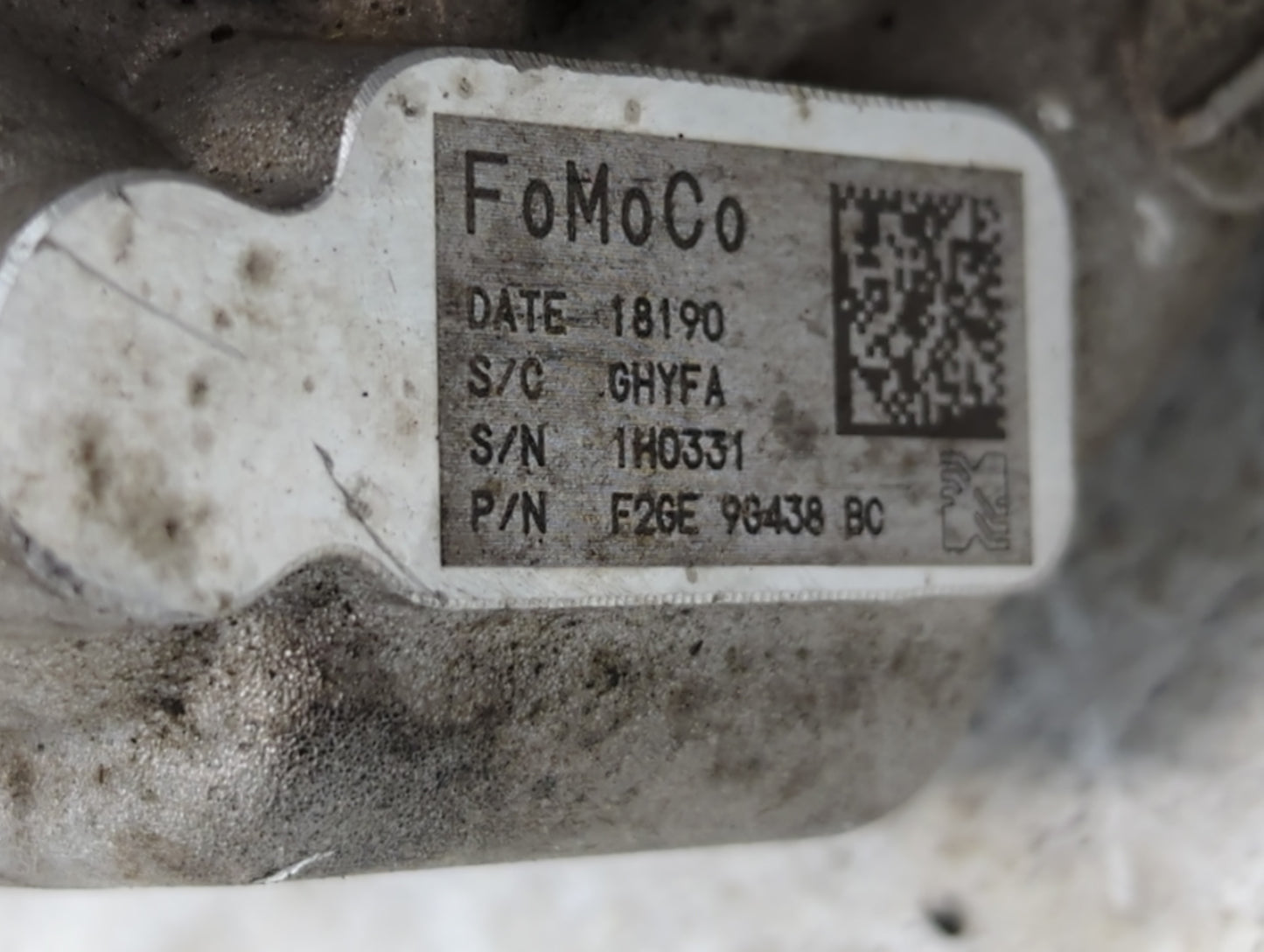 2017 Ford Fusion Turbocharger Turbo Charger Super Charger Supercharger - Oemusedautoparts1.com