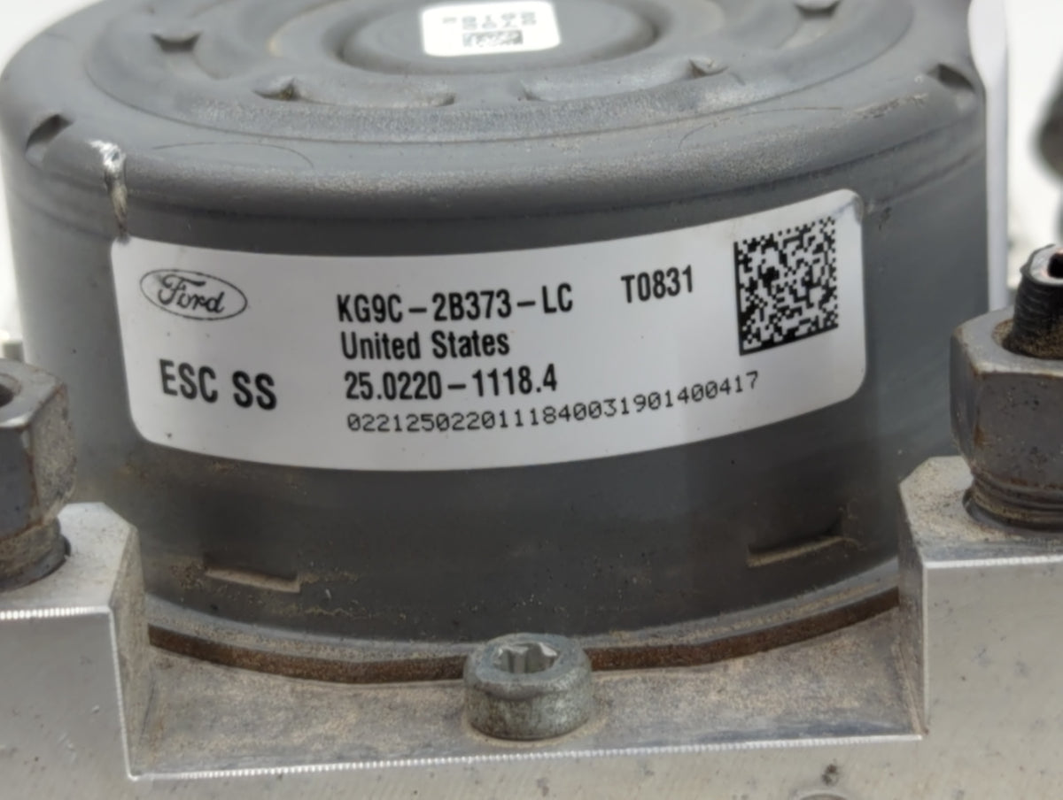 2019-2020 Ford Fusion Anti-Lock Brake ABS Pump Module Actuator OEM P/N:KG9C-2B373-LC KG9C-2B373-LD Fits Fits 2019 2020 OEM U
