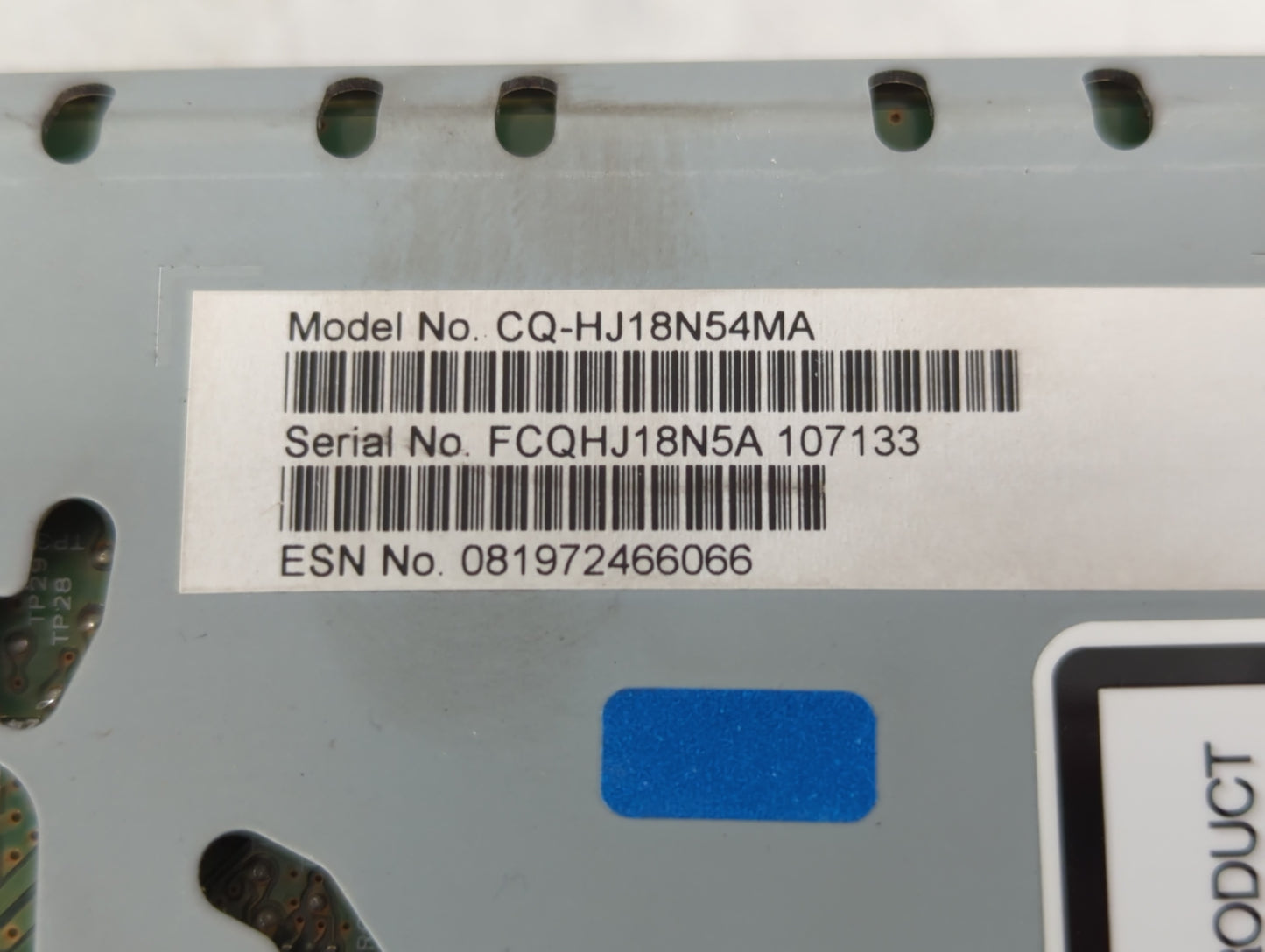 2017-2020 Ford Fusion Radio AM FM Cd Player Receiver Replacement P/N:CQ--HJ18N54MA Fits Fits 2017 2018 2019 2020 OEM Used Au