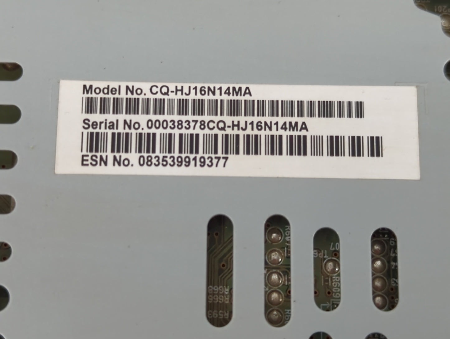 2016-2020 Ford Fusion Radio AM FM Cd Player Receiver Replacement P/N:CQ-HJ16N14MA Fits Fits 2016 2017 2018 2019 2020 OEM Use
