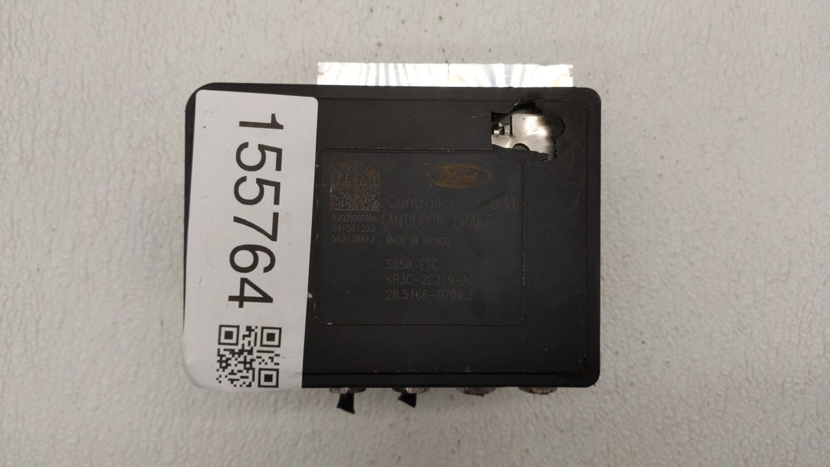 2019-2022 Ford Mustang Anti-Lock Brake ABS Pump Module Actuator OEM P/N:KR3C-2B373-AB KR3C-2C219-AB Fits Fits 2019 2020 2021