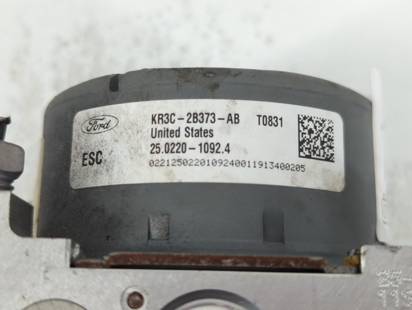 2019-2022 Ford Mustang ABS Pump Control Module Replacement P/N:KR3C-2B373-AB Fits Fits 2019 2020 2021 2022 OEM Used Auto Par