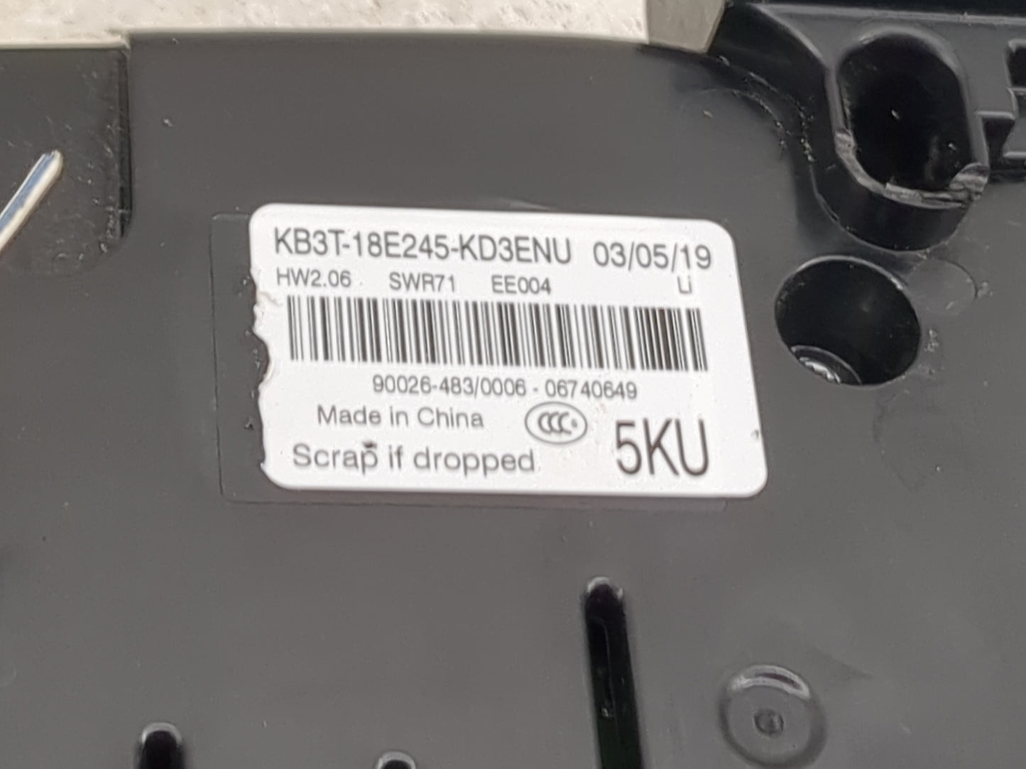 2019-2022 Ford Ranger Climate Control Module Temperature AC/Heater Replacement P/N:KB3T-18E245-KD3ENU Fits OEM Used Auto Par
