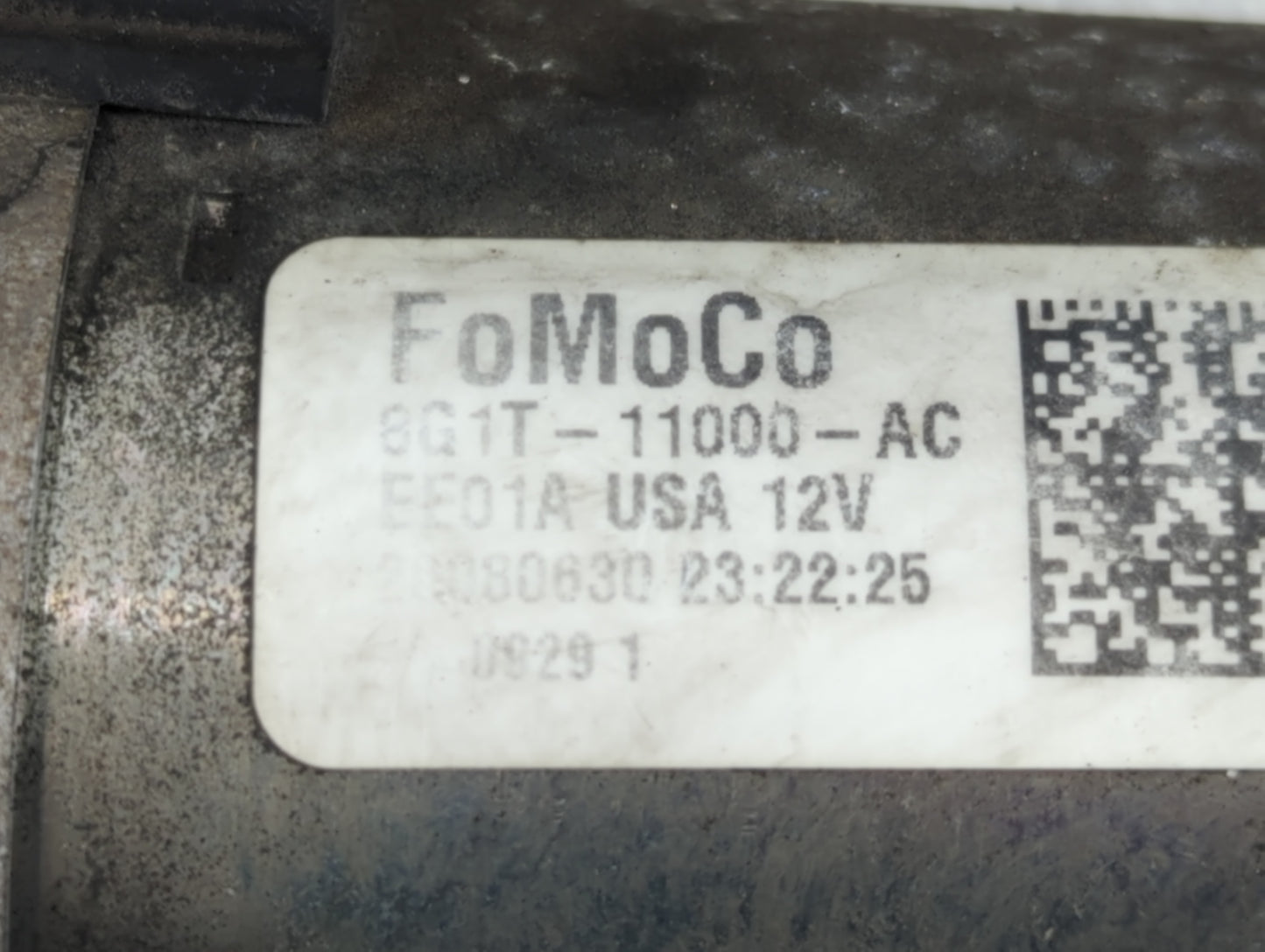 2008-2019 Ford Taurus Car Starter Motor Solenoid OEM P/N:8G1T-11000-AC Fits OEM Used Auto Parts - Oemusedautoparts1.com