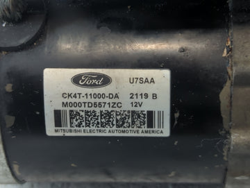 2015-2020 Ford Transit-350 Car Starter Motor Solenoid OEM P/N:CK4T-11000-DA Fits Fits 2015 2016 2017 2018 2019 2020 OEM Used Auto Parts