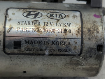 2017-2020 Genesis G80 Car Starter Motor Solenoid OEM P/N:8000813 36100-3L000 Fits Fits 2015 2016 2017 2018 2019 2020 2021 OEM Used Auto Parts