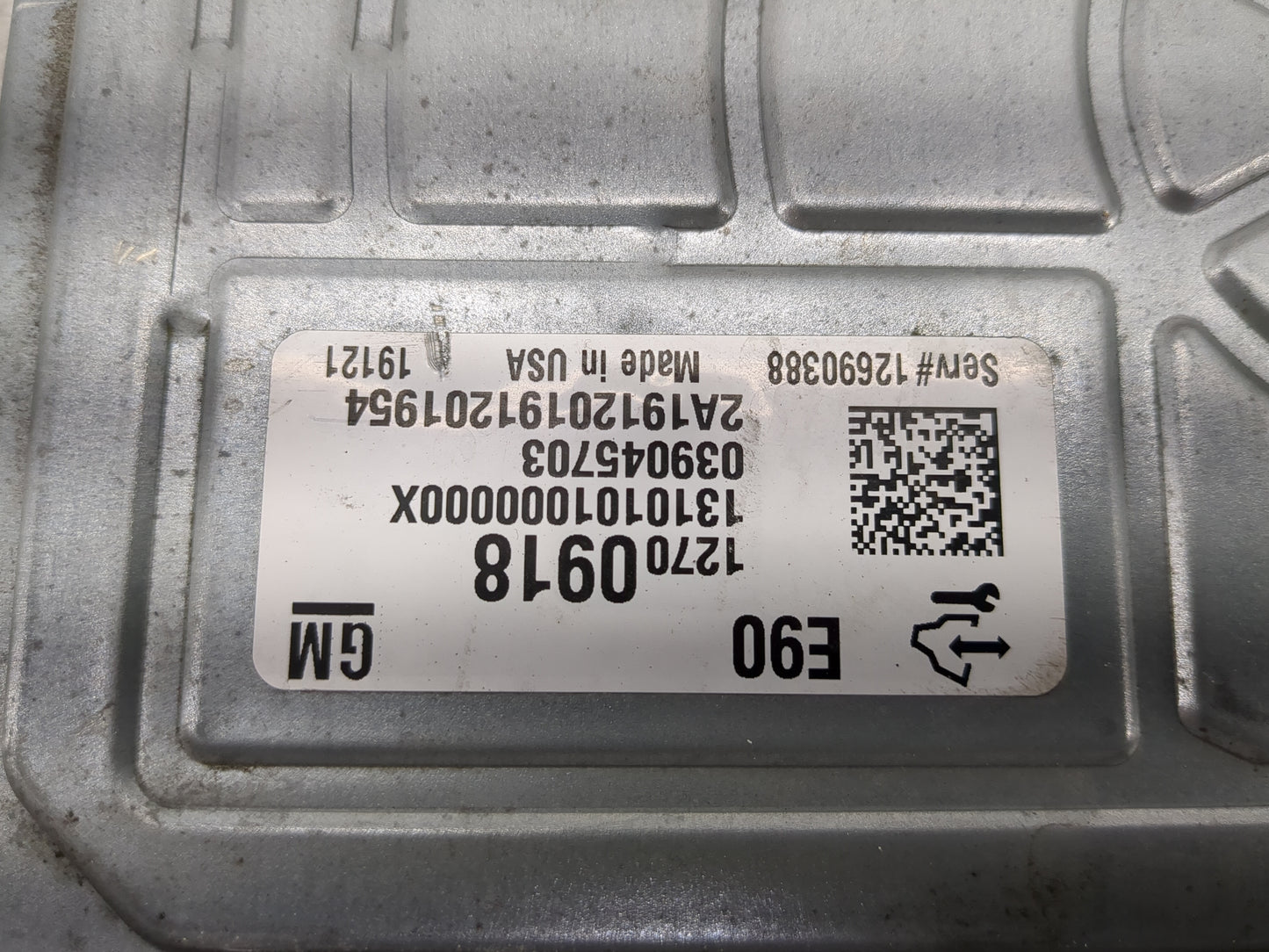 2019-2021 Gmc Sierra 1500 PCM Engine Control Computer ECU ECM PCU OEM P/N:12700918 Fits Fits 2019 2020 2021 OEM Used Auto Pa
