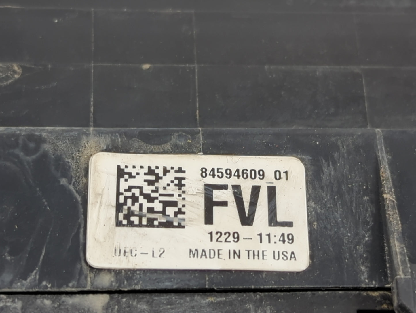 2019-2022 Gmc Sierra 1500 Fusebox Fuse Box Panel Relay Module P/N:84594609 Fits Fits 2019 2020 2021 2022 OEM Used Auto Parts