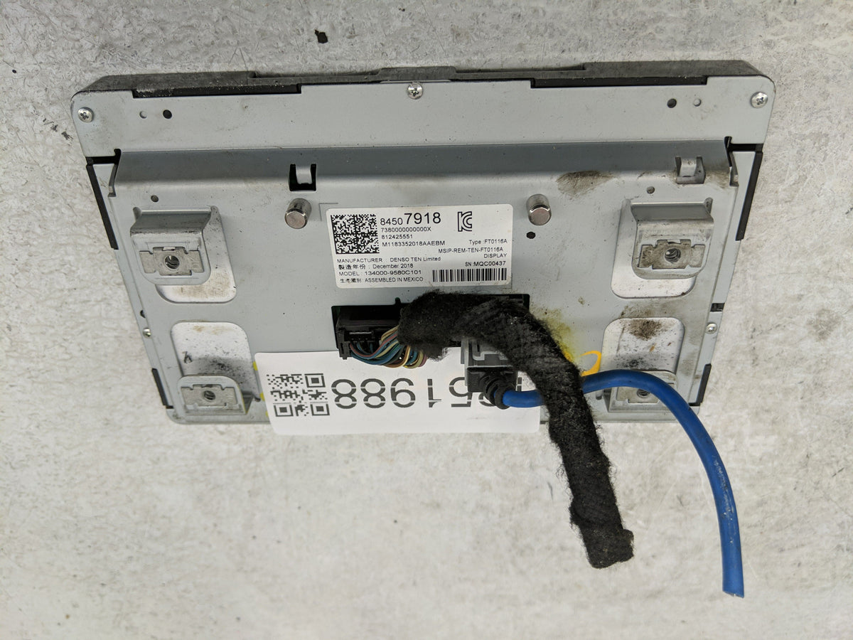 2018-2019 Gmc Terrain Information Radio Display Screen - Oemusedautoparts1.com