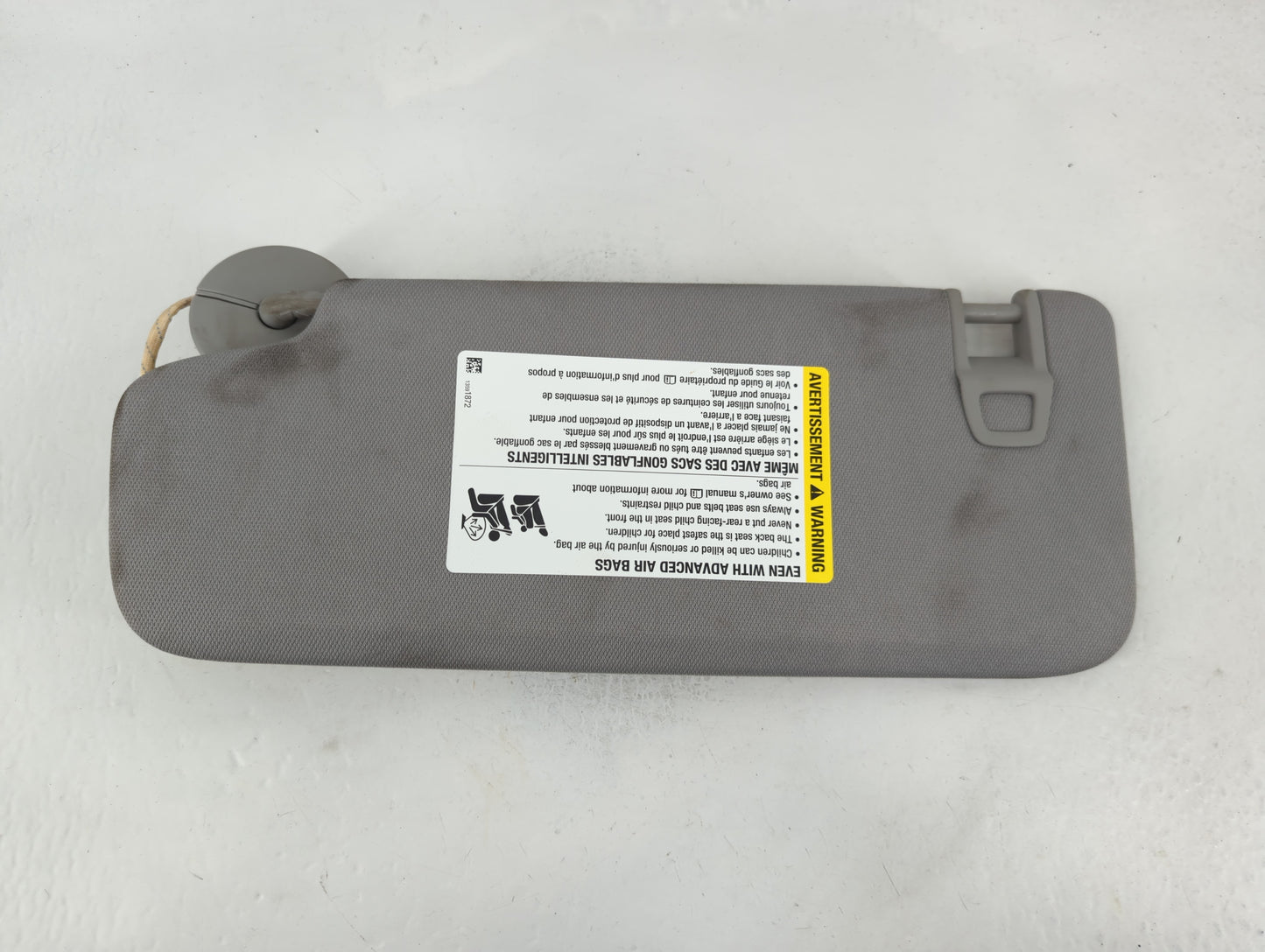 2019 Gmc Terrain Sun Visor Shade Replacement Passenger Right Mirror Fits OEM Used Auto Parts - Oemusedautoparts1.com
