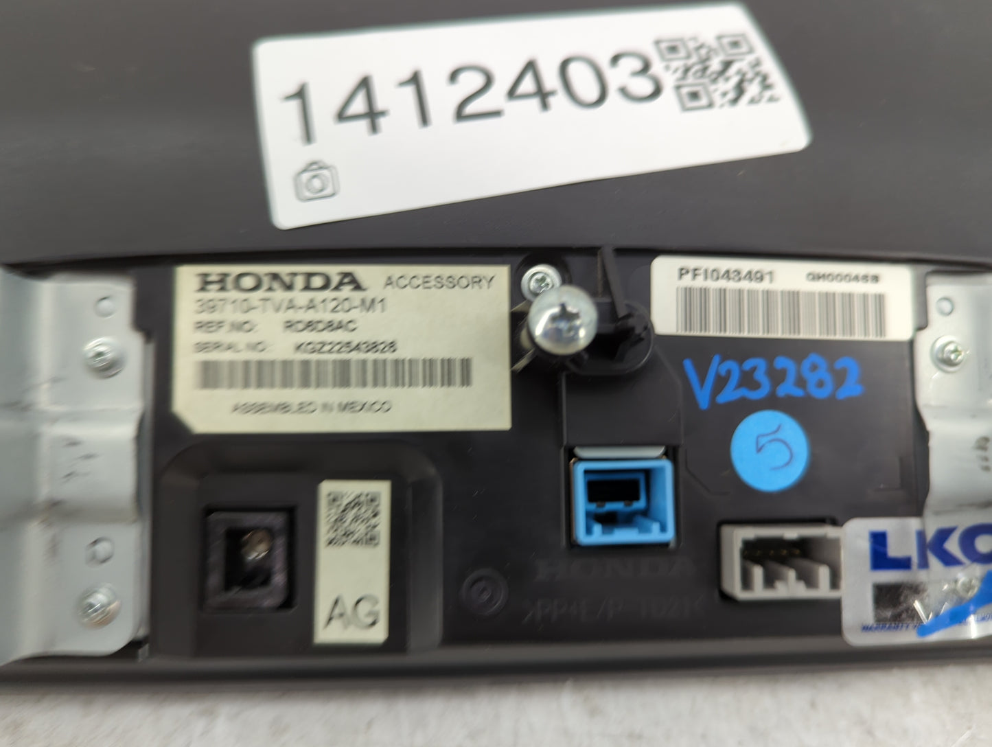 2018-2022 Honda Accord Information Display Screen - Oemusedautoparts1.com