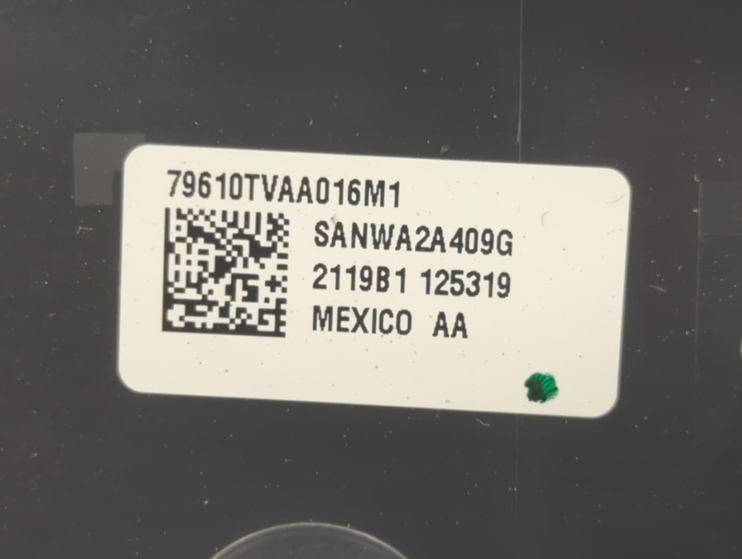 2018-2020 Honda Accord Climate Control Module Temperature AC/Heater Replacement P/N:79610TVAA016M1 Fits Fits 2018 2019 2020