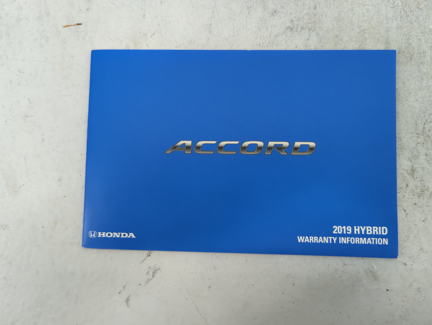 2019 Honda Accord Owners Manual Book Guide P/N:31TWAG10 OG-09289, 00X31-TWA-G100 OEM Used Auto Parts - Oemusedautoparts1.com