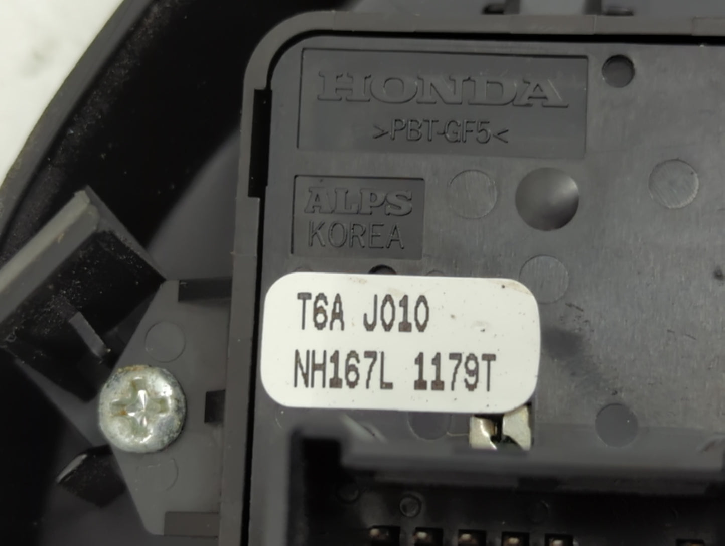 2016-2021 Honda Civic Master Power Window Switch Replacement Driver Side Left P/N:NH167L 1179T T6A J010 Fits OEM Used Auto P