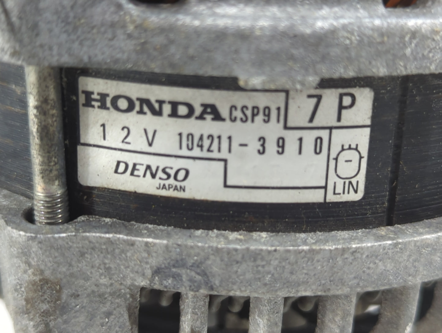 2016-2022 Honda Civic Alternator Replacement Generator Charging Assembly Engine OEM P/N:311005BAA01 Fits OEM Used Auto Parts