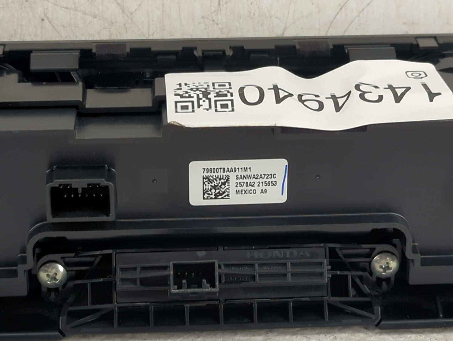 2019-2021 Honda Civic Climate Control Module Temperature AC/Heater Replacement P/N:79600TBAA911M1 SANWA2A723C Fits OEM Used