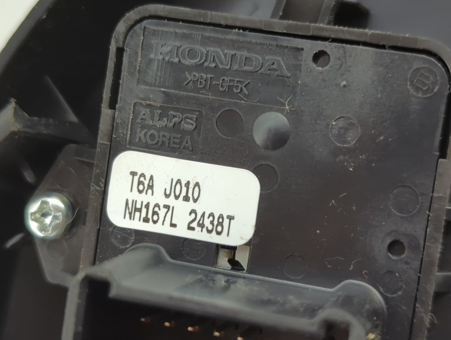 2016-2021 Honda Civic Master Power Window Switch Replacement Driver Side Left P/N:T6AJ010 Fits Fits 2016 2017 2018 2019 2020