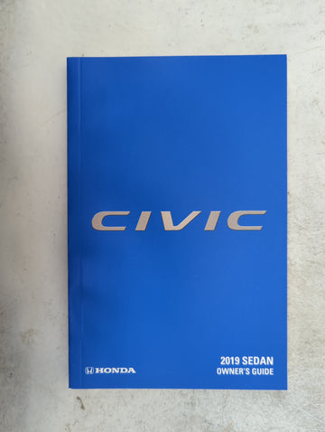 2019 Honda Civic Owners Manual Book Guide OEM Used Auto Parts