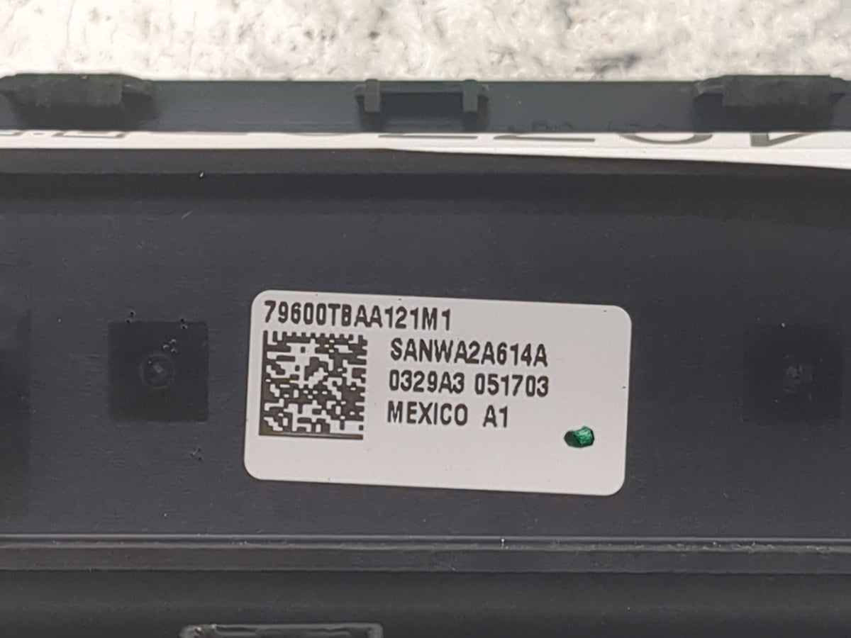 2016-2021 Honda Civic Climate Control Module Temperature AC/Heater Replacement P/N:79600TBAA121M1 SANWA2A614A Fits OEM Used