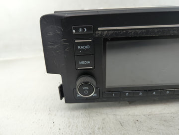 2019-2021 Honda Civic Radio AM FM Cd Player Receiver Replacement P/N:39100-TBA-A41 Fits Fits 2019 2020 2021 OEM Used Auto Parts
