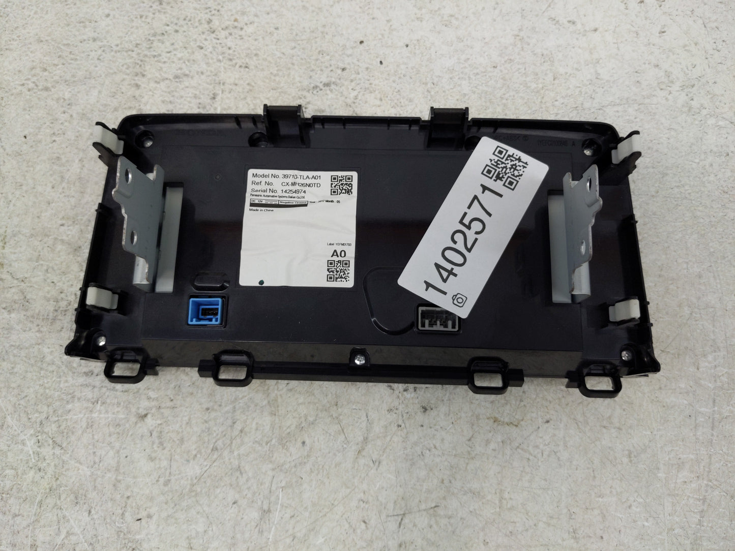 2018-2022 Honda Cr-V Radio AM FM Cd Player Receiver Replacement P/N:39710-TLA-A01 Fits Fits 2018 2019 2020 2021 2022 OEM Use